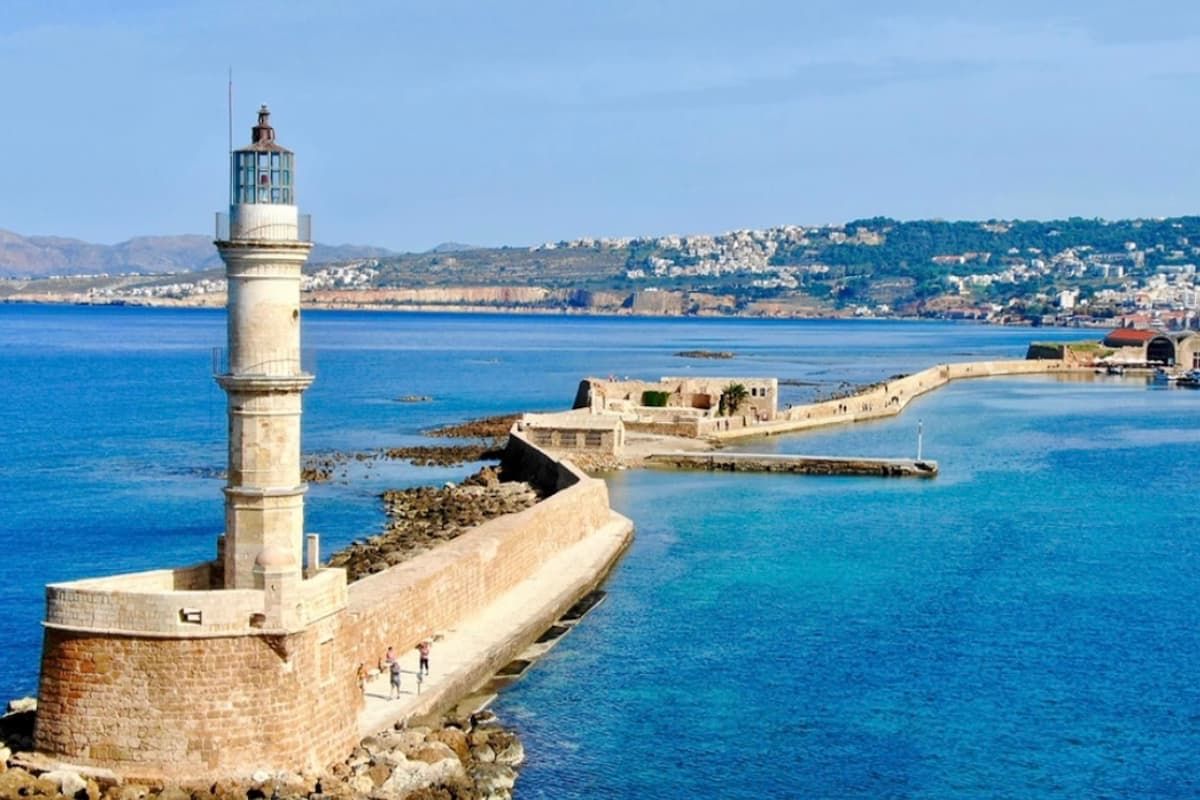 Chania port, Crete car rentals, Crete car rental