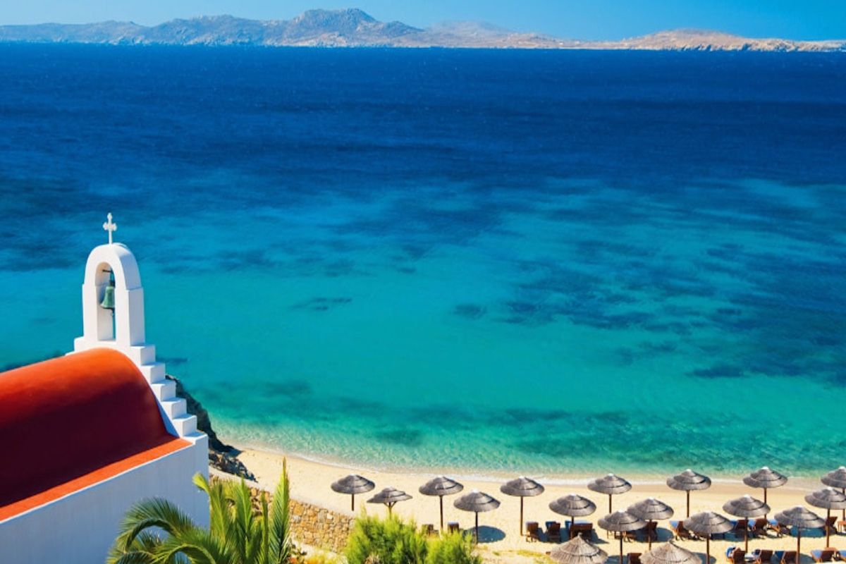 Saint John beach, Mykonos car rentals, Mykonos rent-a-car