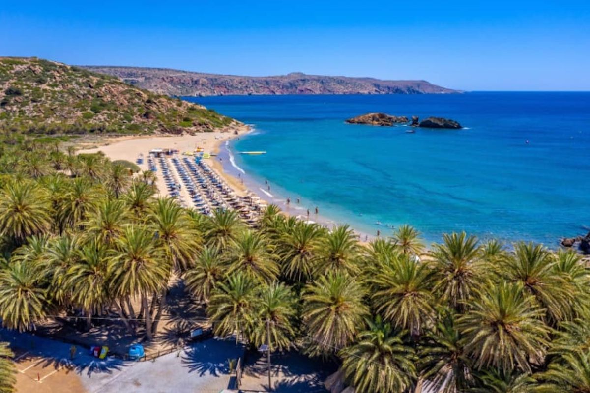 Vai palm beach, Crete car rentals, Crete car rental