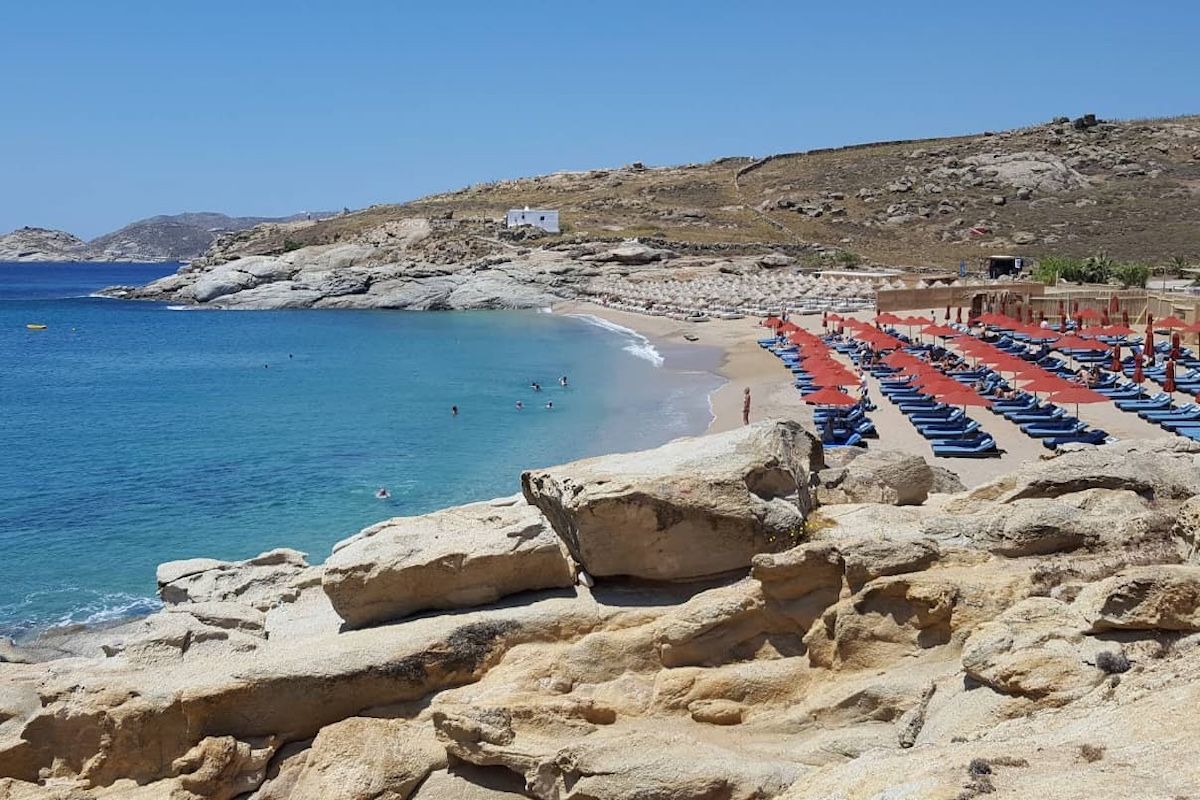 Lia beach, Mykonos car rentals, Mykonos rent-a-car