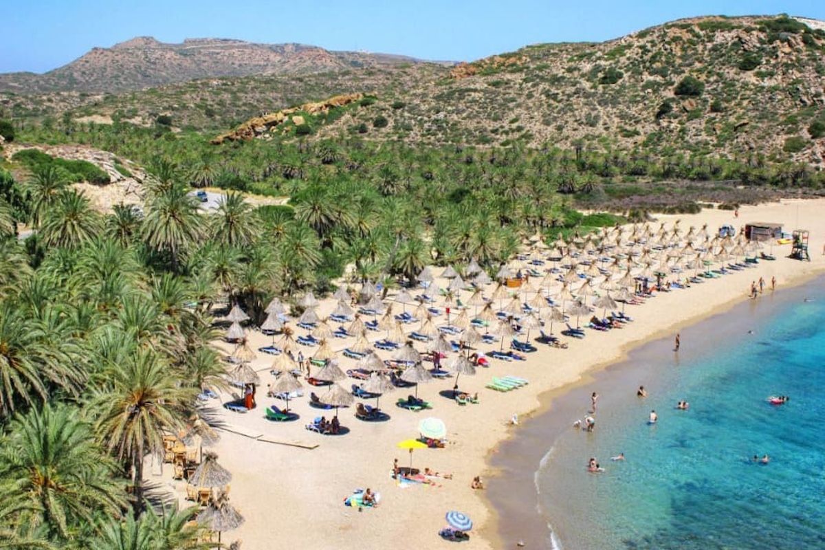 Vai beach, Crete car rentals, Crete car rental